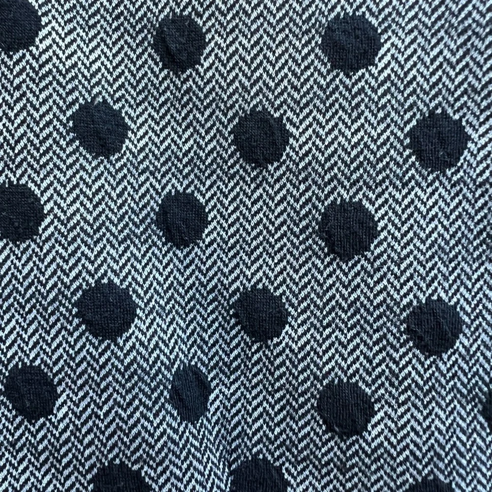 TALBOTS Black and Gray Polka Dot Dress Women’s Small Petite